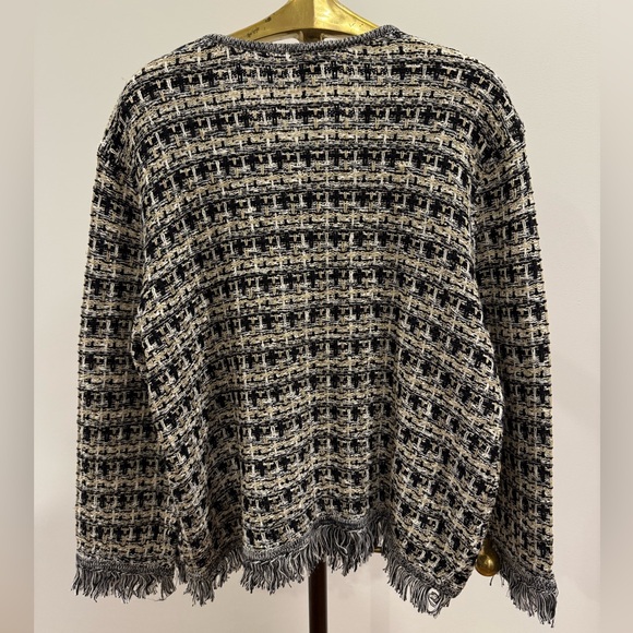 NWOT Talbots L petite tweed sweater - Picture 3 of 4